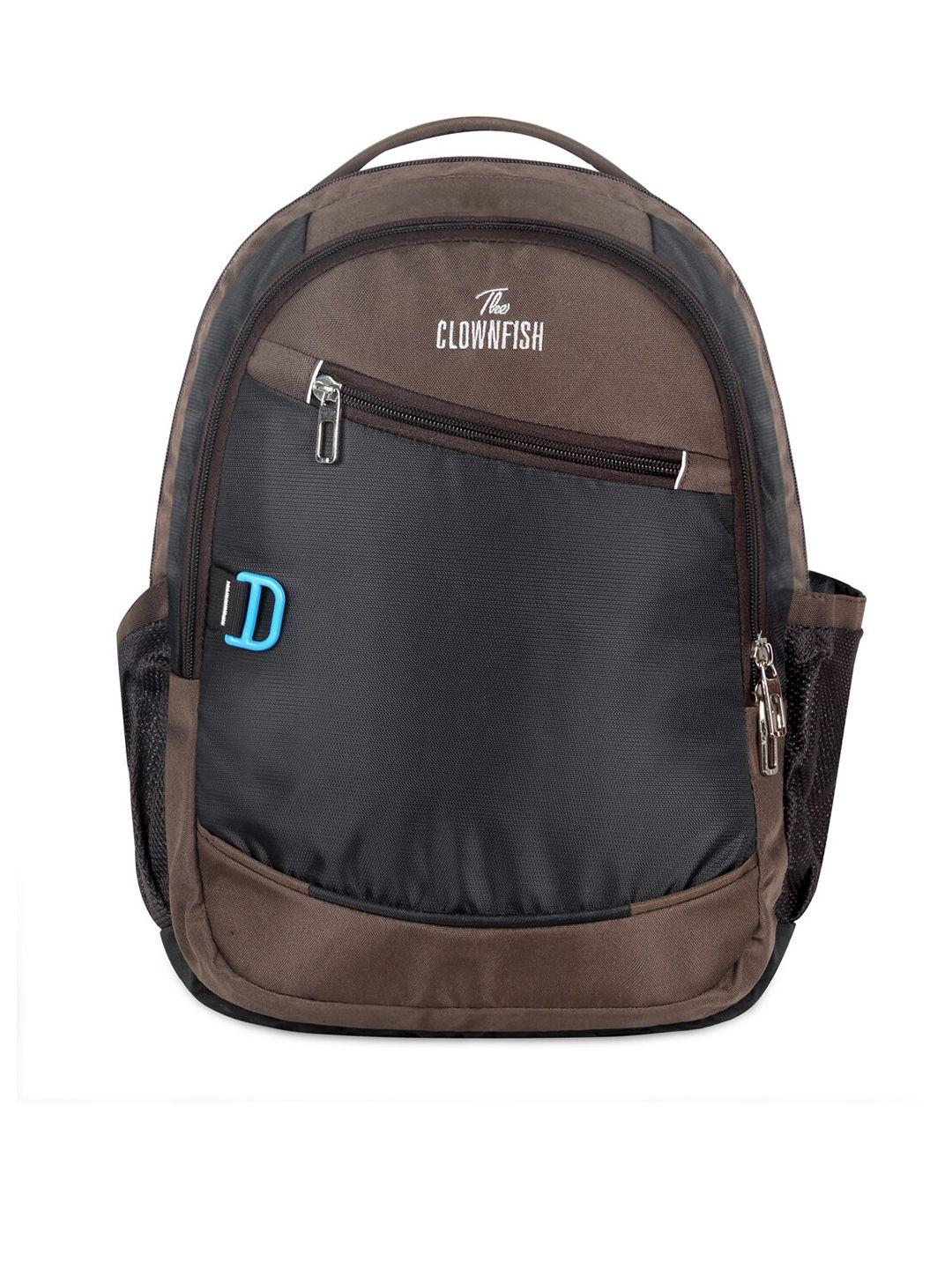 the clownfish unisex brown & black backpack