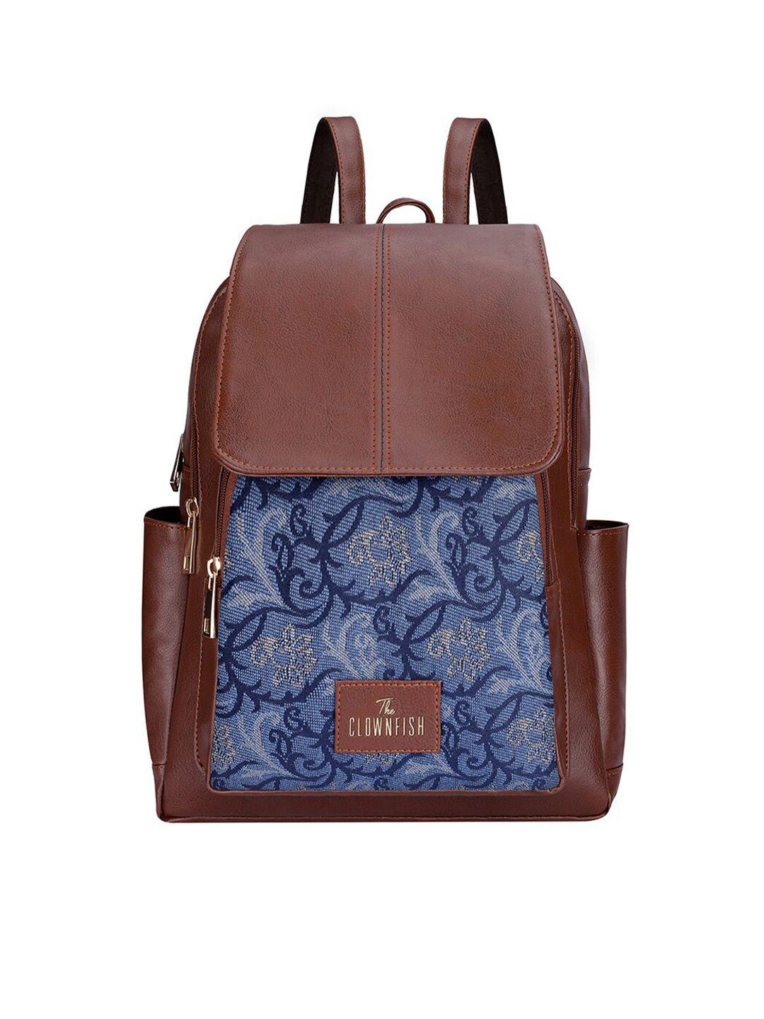 the clownfish women floral printed medium backpack