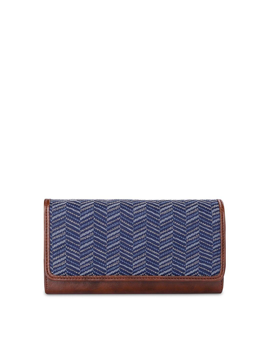 the clownfish women geometric printed envelop wallet with sd card holder