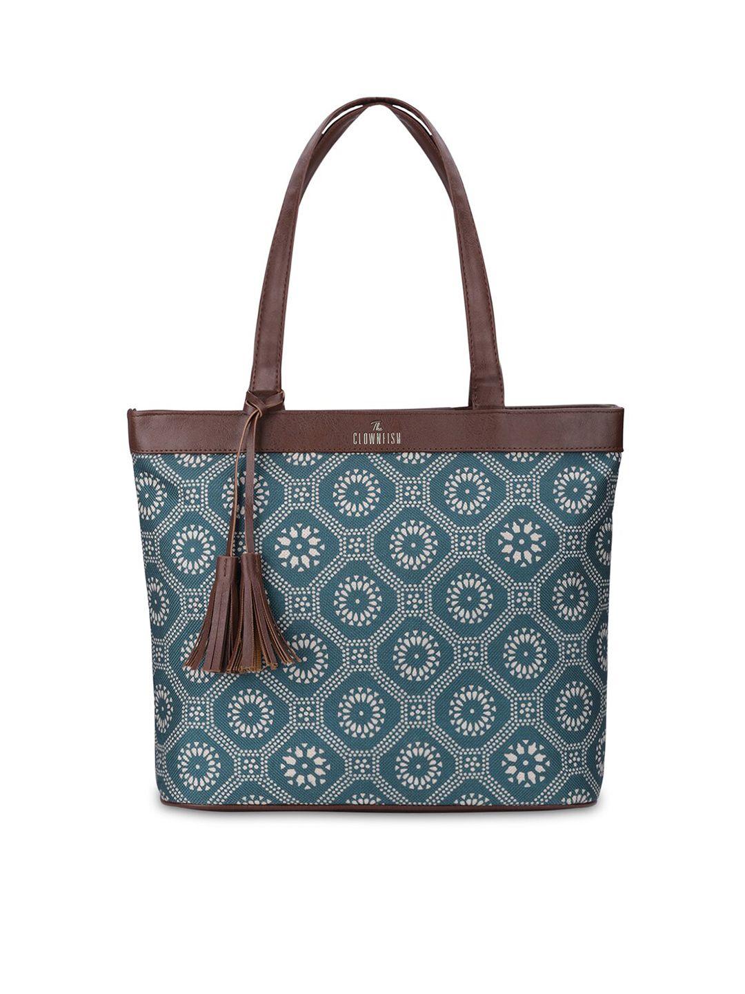 the clownfish women printed jute laptop bag