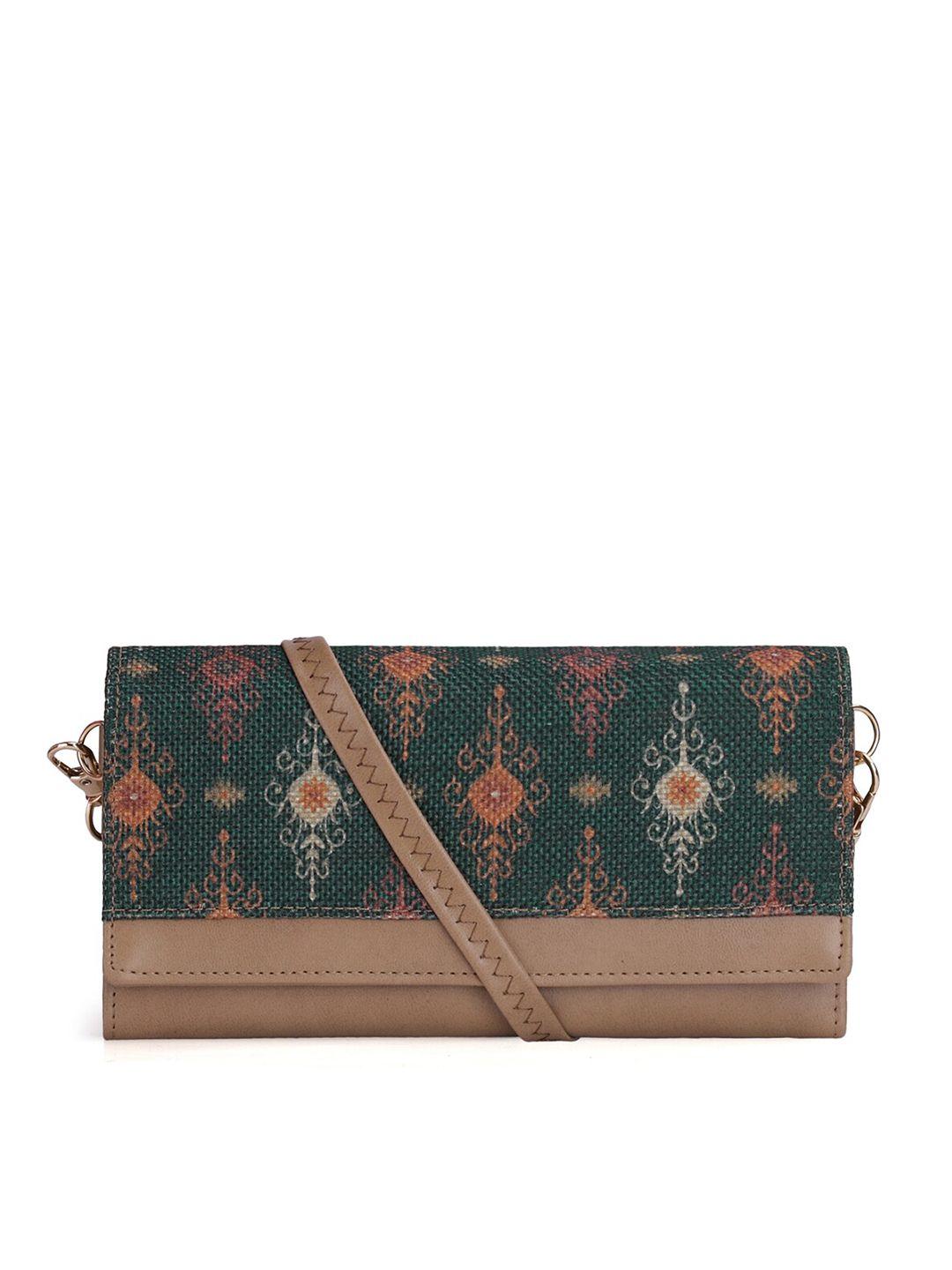 the clownfish women sea green & brown envelope