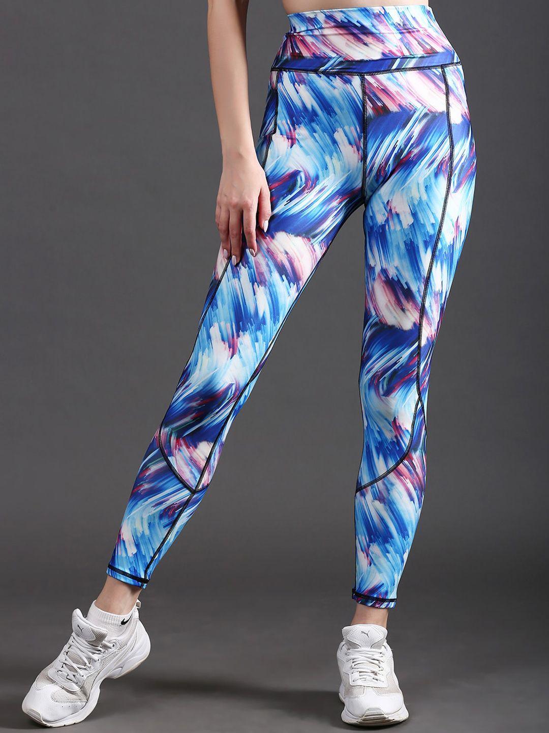 the dance bible women printed high-rise gym tights