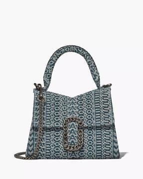 the denim st.marc mini top handle bag