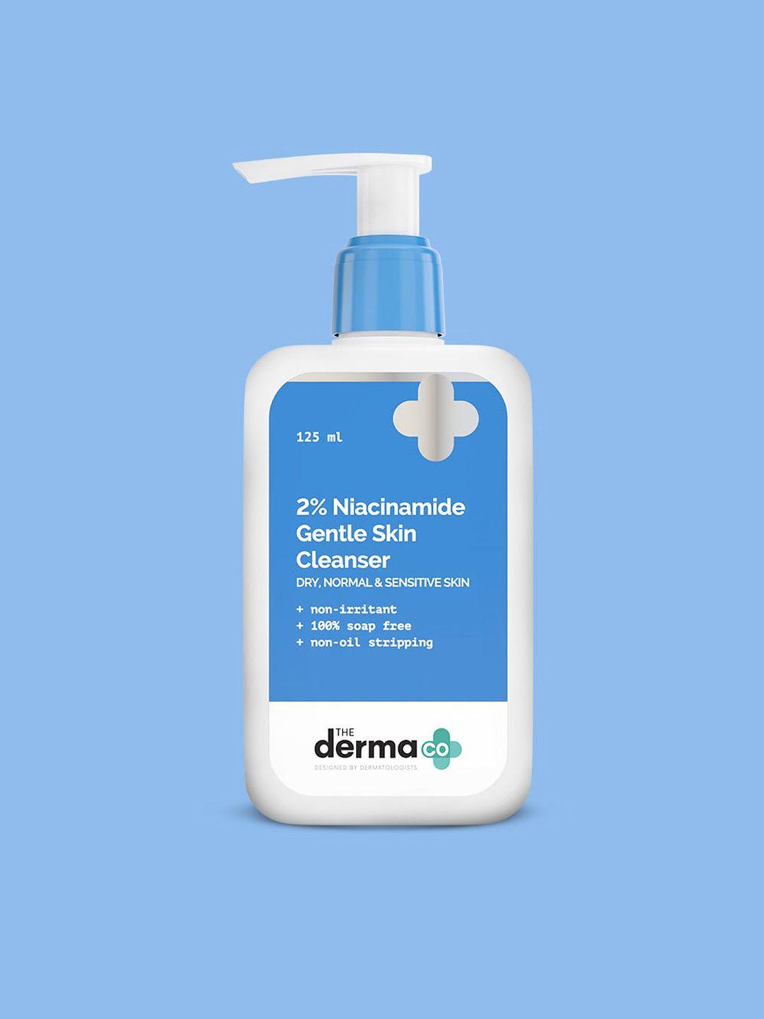 the derma co. 2% niacinamide gentle skin cleanser for sensitive, dry, normal skin -125 ml