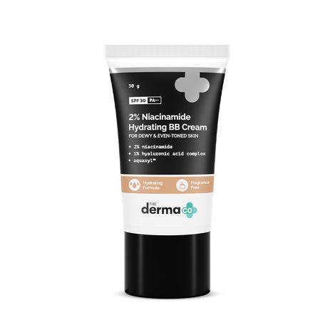 the derma co. 2% niacinamide hydrating bb cream with spf 30 and pa ++