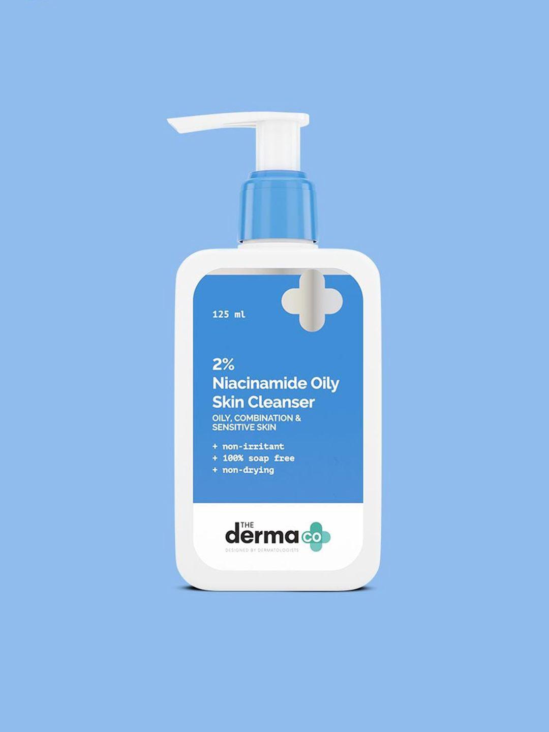 the derma co. 2% niacinamide non-irritant & soap free oily skin cleanser - 125ml