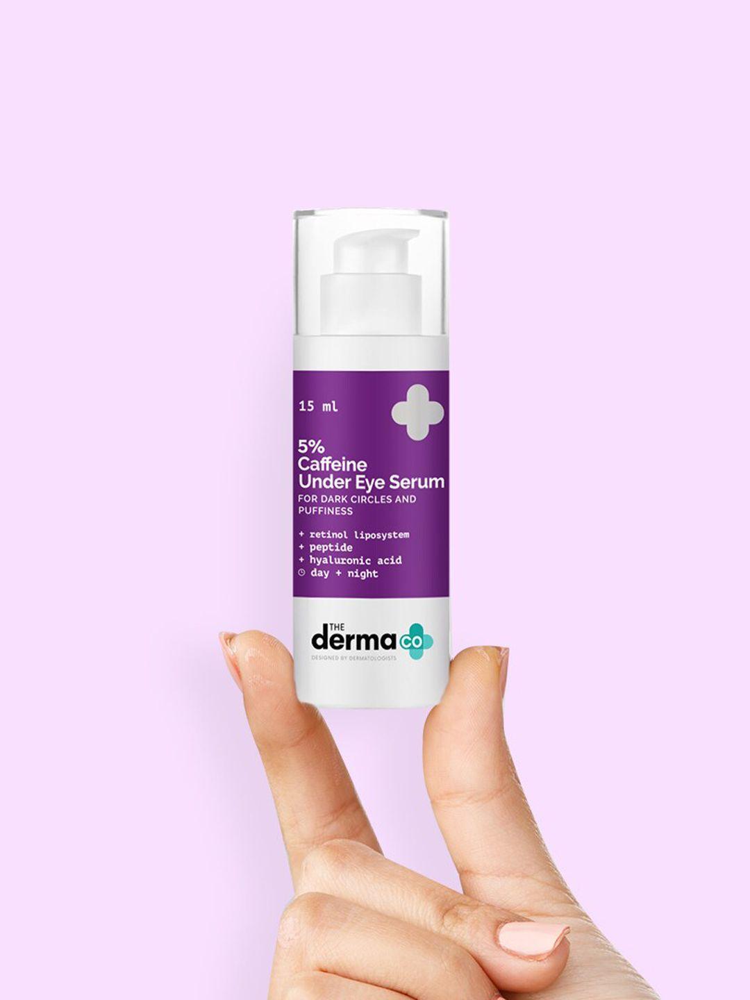 the derma co. 5% caffeine under eye serum for dark circles & puffiness