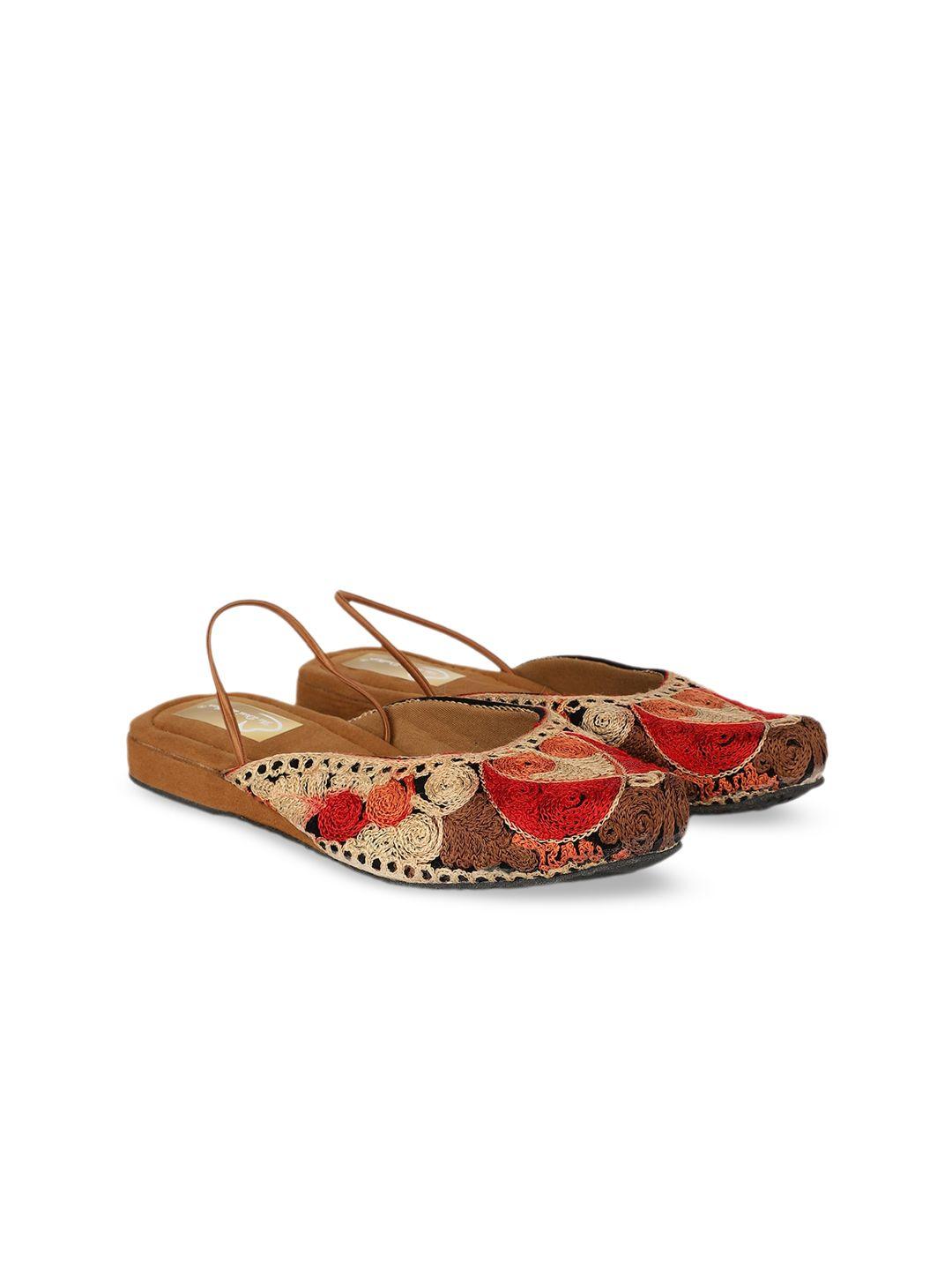 the desi dulhan ethnic synthetic mules