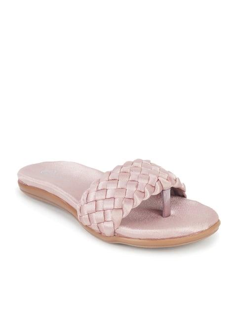 the desi dulhan women's pink thong sandals
