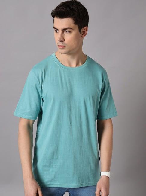 the dry state blue cotton loose fit t-shirt