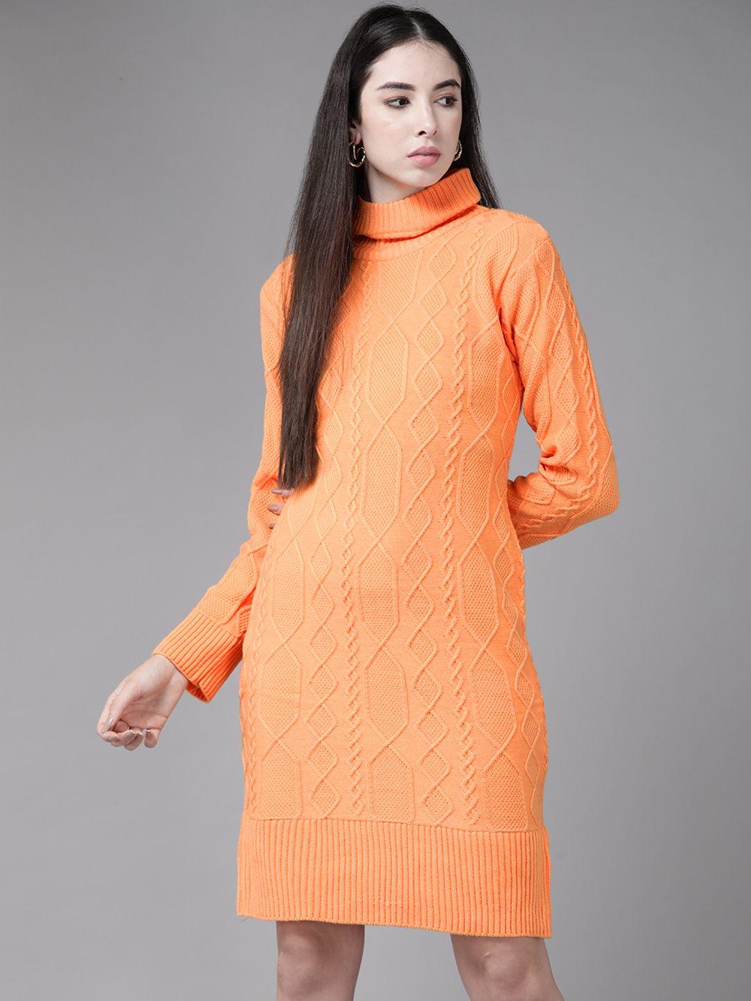 the dry state orange jumper dress