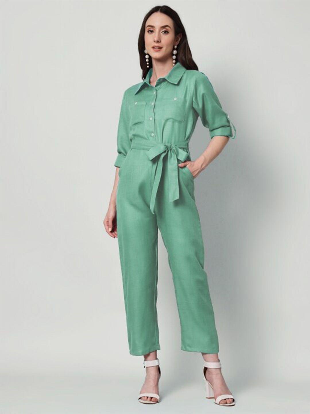 the dry state sea green basic jumpsuit