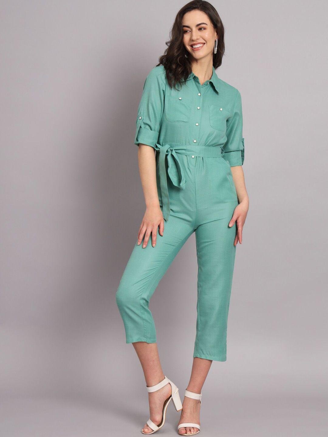 the dry state sea green basic jumpsuit