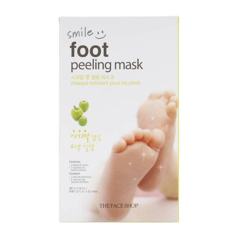 the face shop smile foot peeling mask