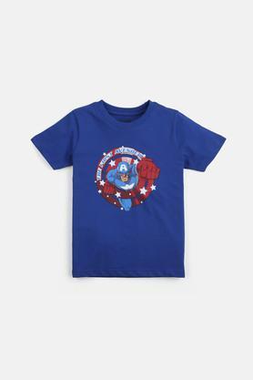 the first avenger cotton boy's t-shirt - blue