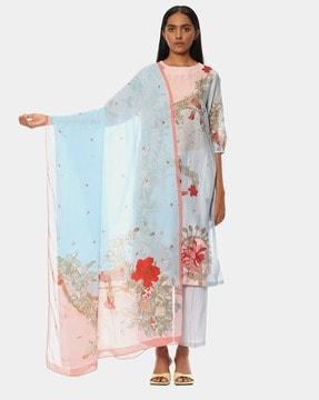 the georgette sweet print dupatta