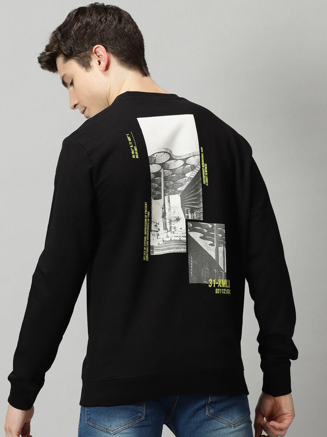 the hollander graphic printed cotton pullover sweatshirts