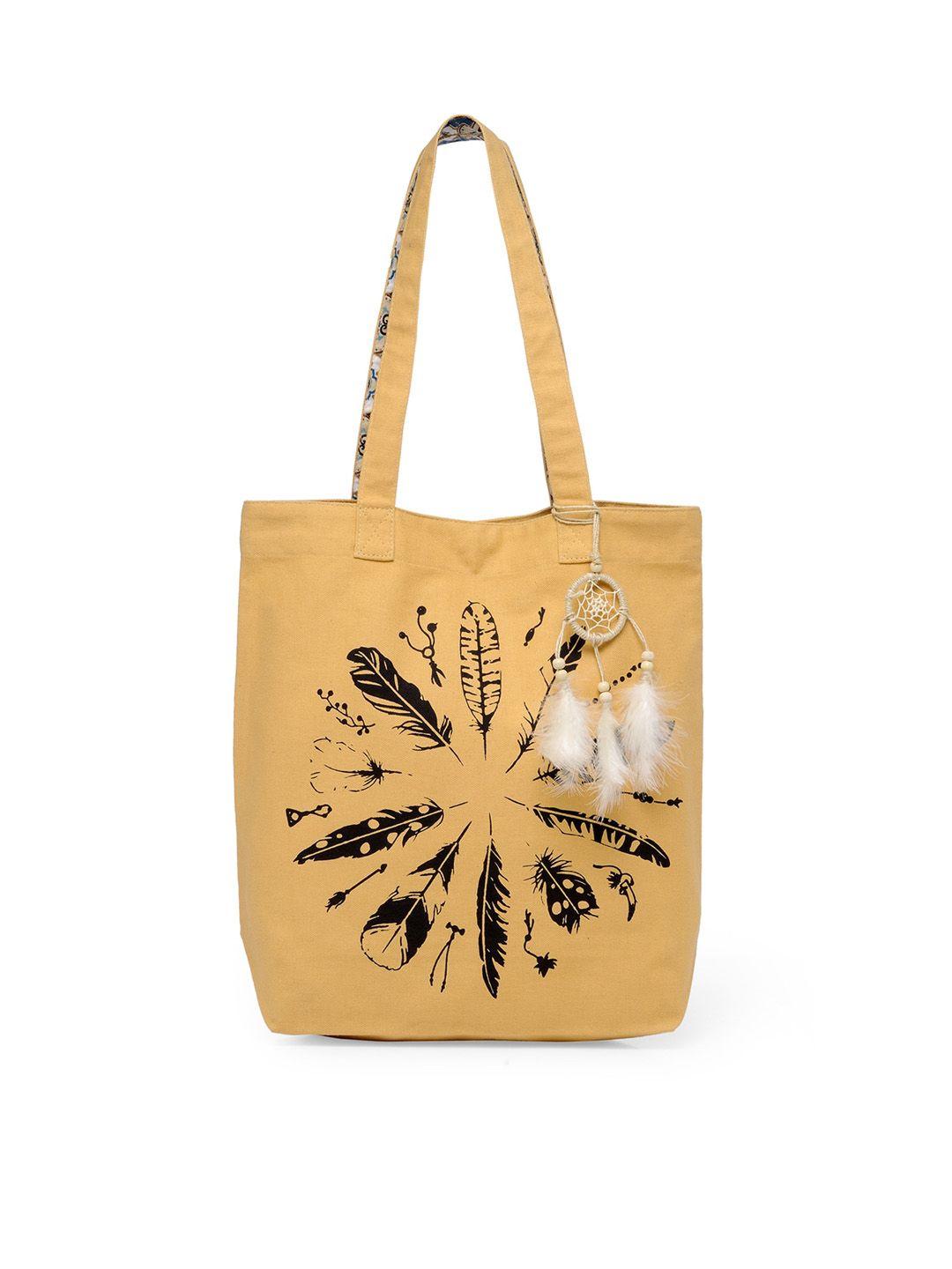 the house of tara printed structured tote bag
