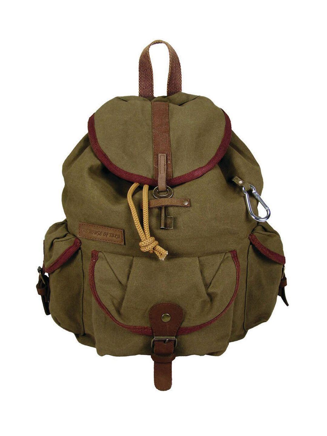 the house of tara unisex khaki backpack