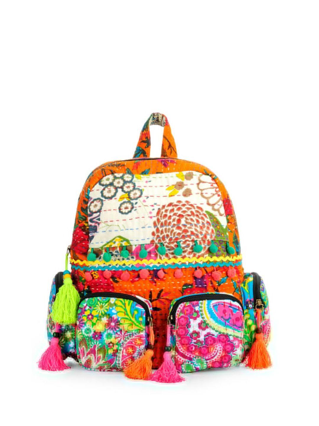 the house of tara women multicoloured embellished backpack