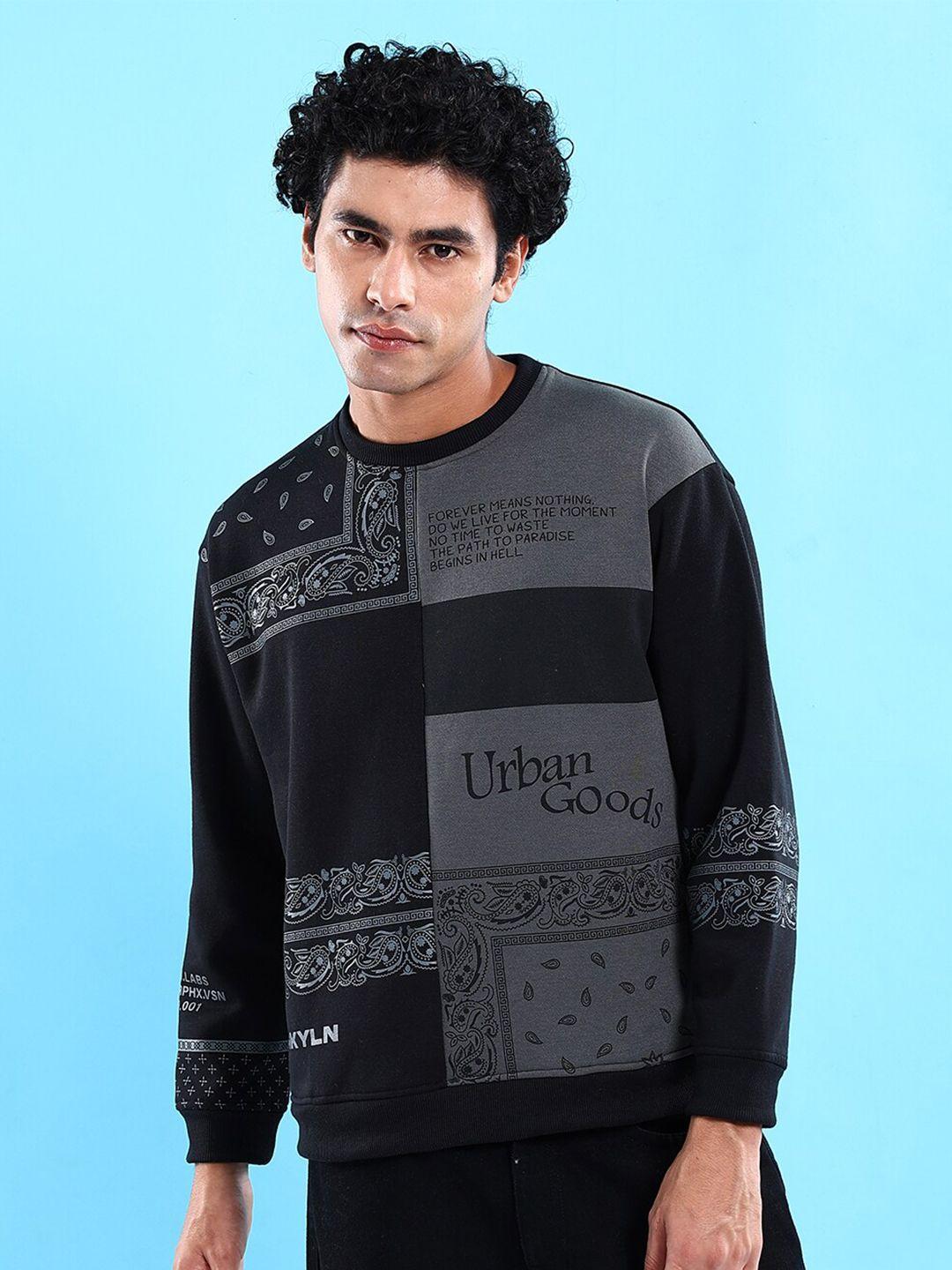 the indian garage co ethnic motifs printed sweatshirt