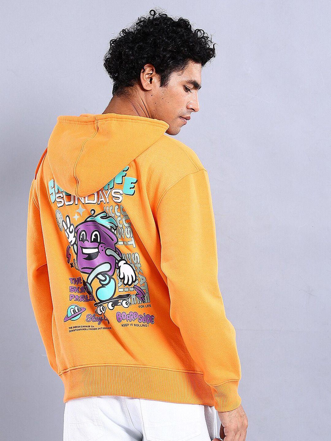 the indian garage co graphic printed hooded pullover