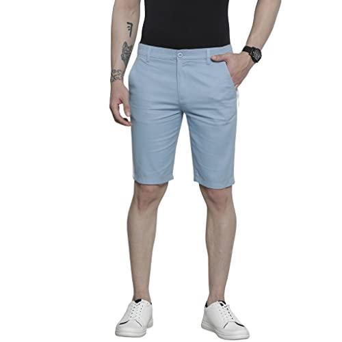 the indian garage co men's chino shorts (0622-shorts09-02_blue_36)