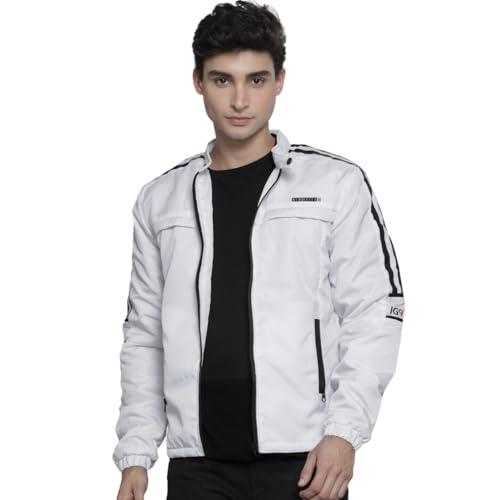 the indian garage co men's placement print slim fit jacket (0521-jkt-131_white l)