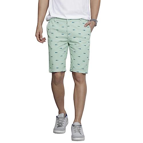 the indian garage co men's shorts (0322-shorts14-02_green_32)