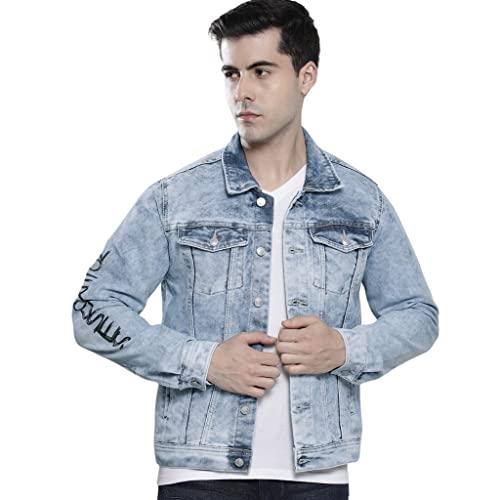 the indian garage co men's slim fit jacket (1021-djkt-24_light blue m)