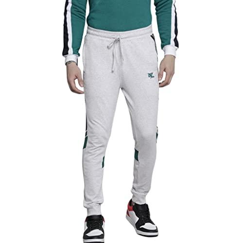 the indian garage co men's slim fit joggers (1121-jog-25-1_ecru melange_s)