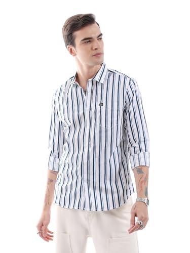 the indian garage co men's slim shirt (0619-sh04-04- white large)