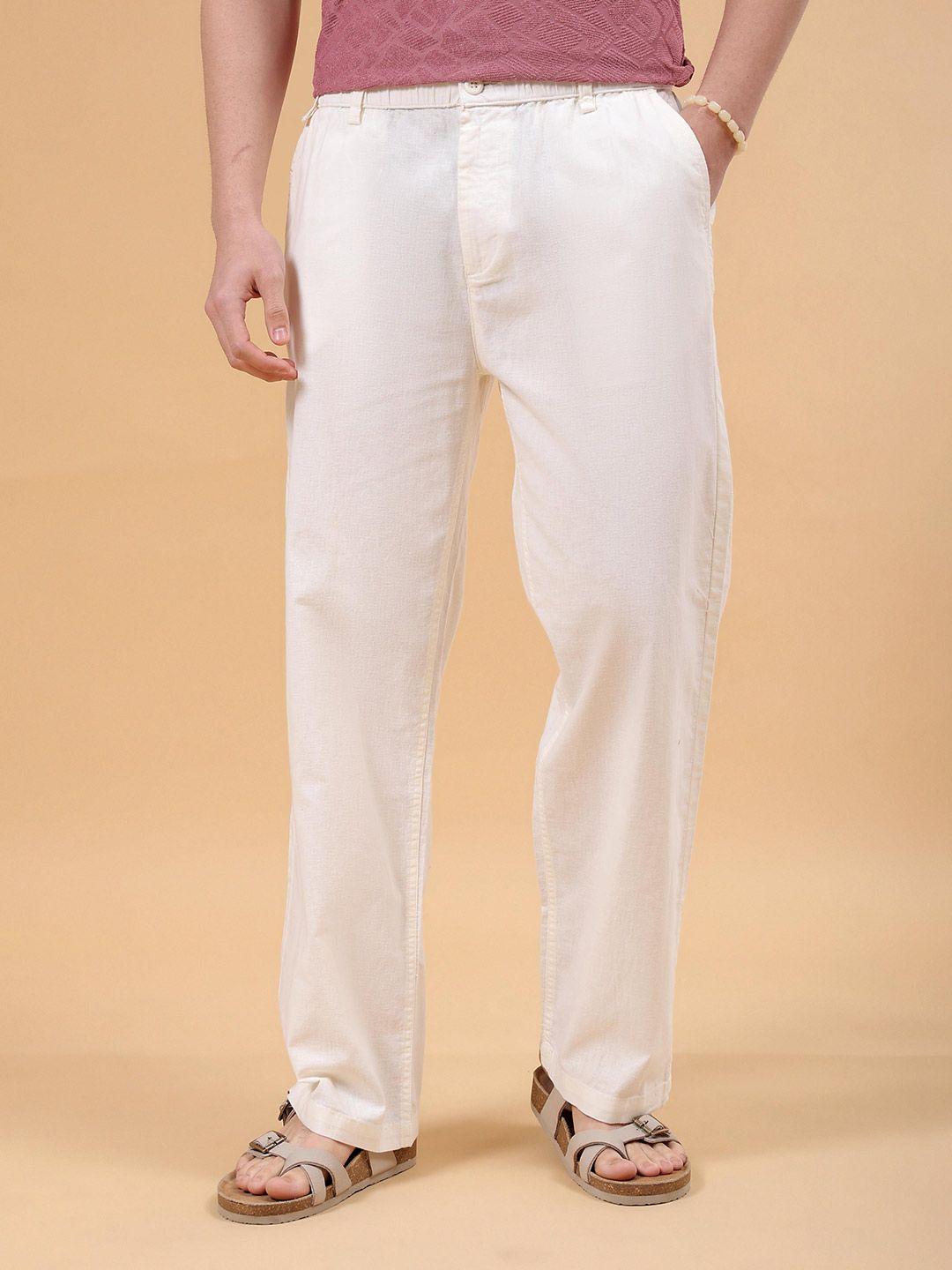 the indian garage co men  loose fit trousers