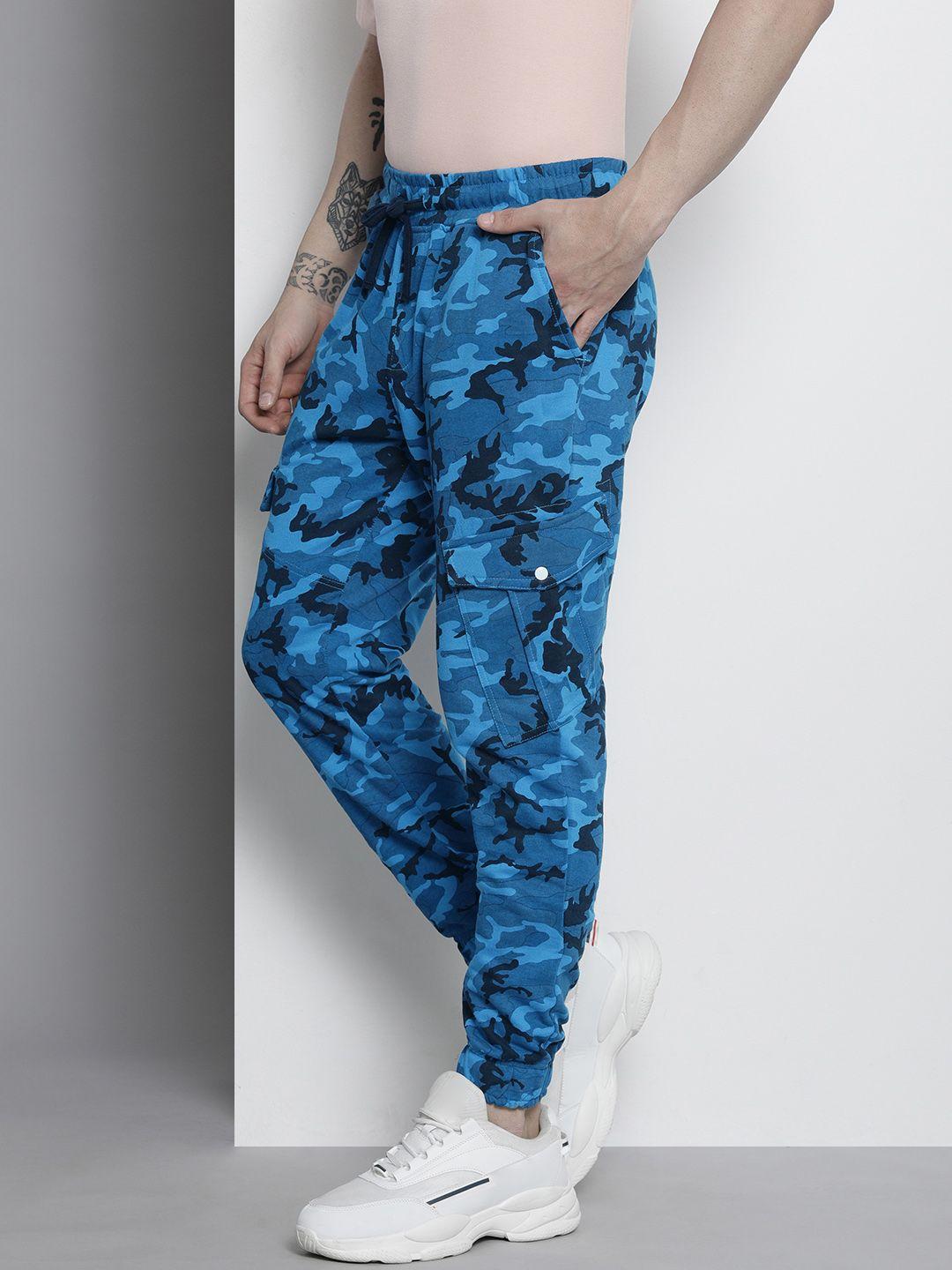 the indian garage co men camouflage printed joggers