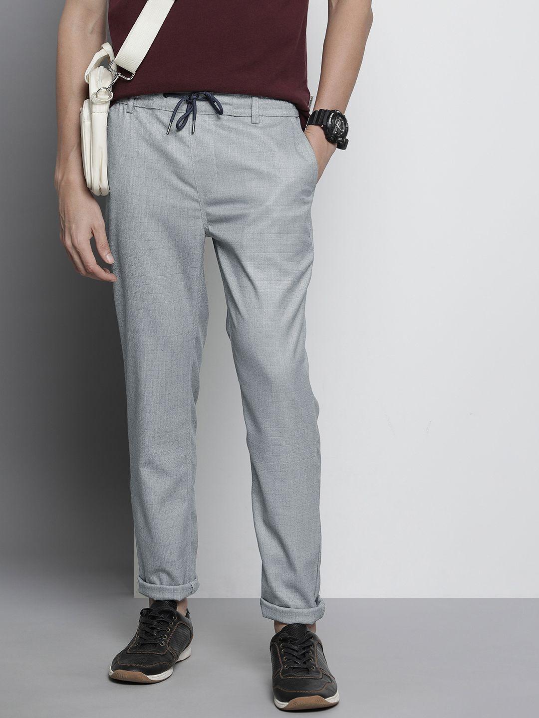 the indian garage co men checked trousers