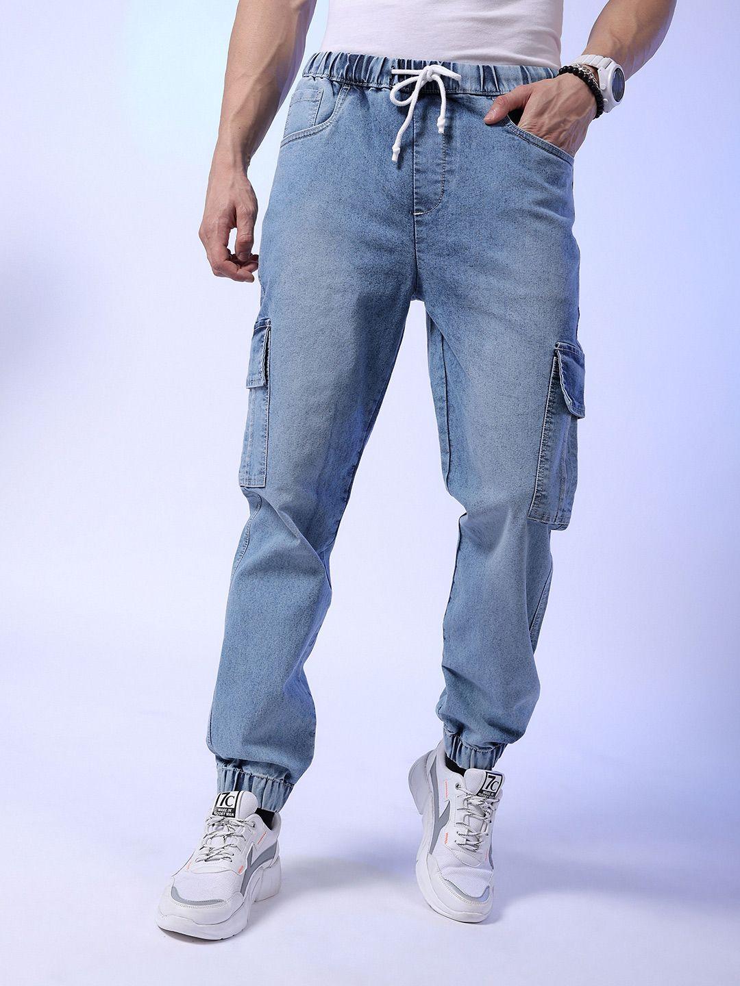 the indian garage co men clean look light fade stretchable jeans