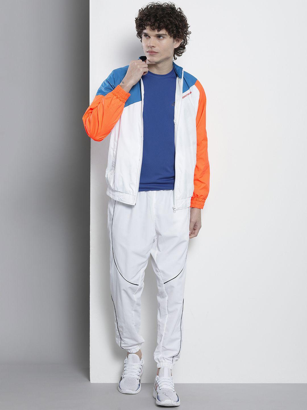 the indian garage co men colourblocked bomber jacket