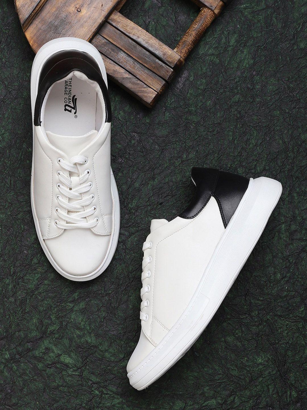 the indian garage co men colourblocked sneakers