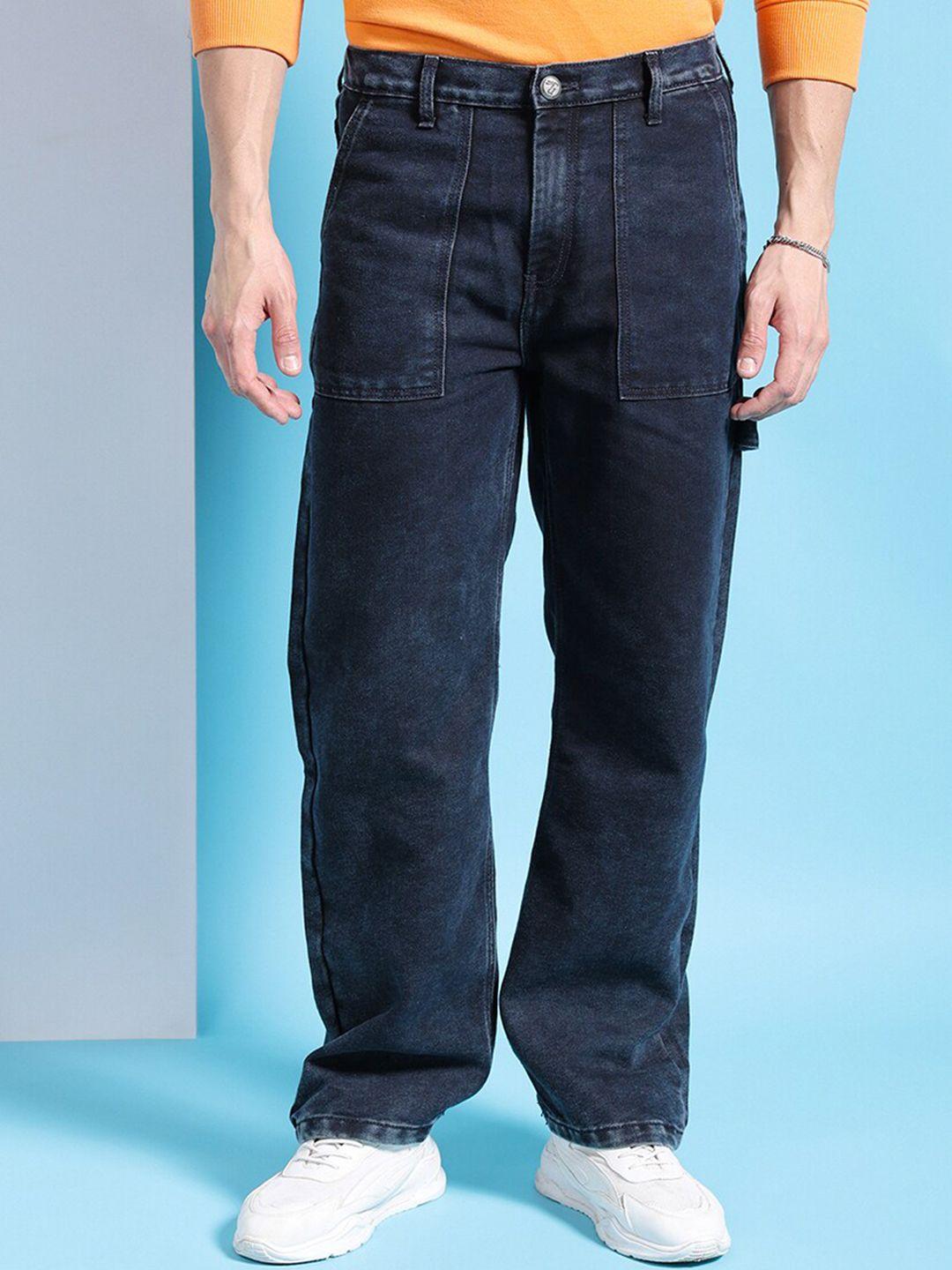 the indian garage co men light fade relaxed fit stretchable jeans