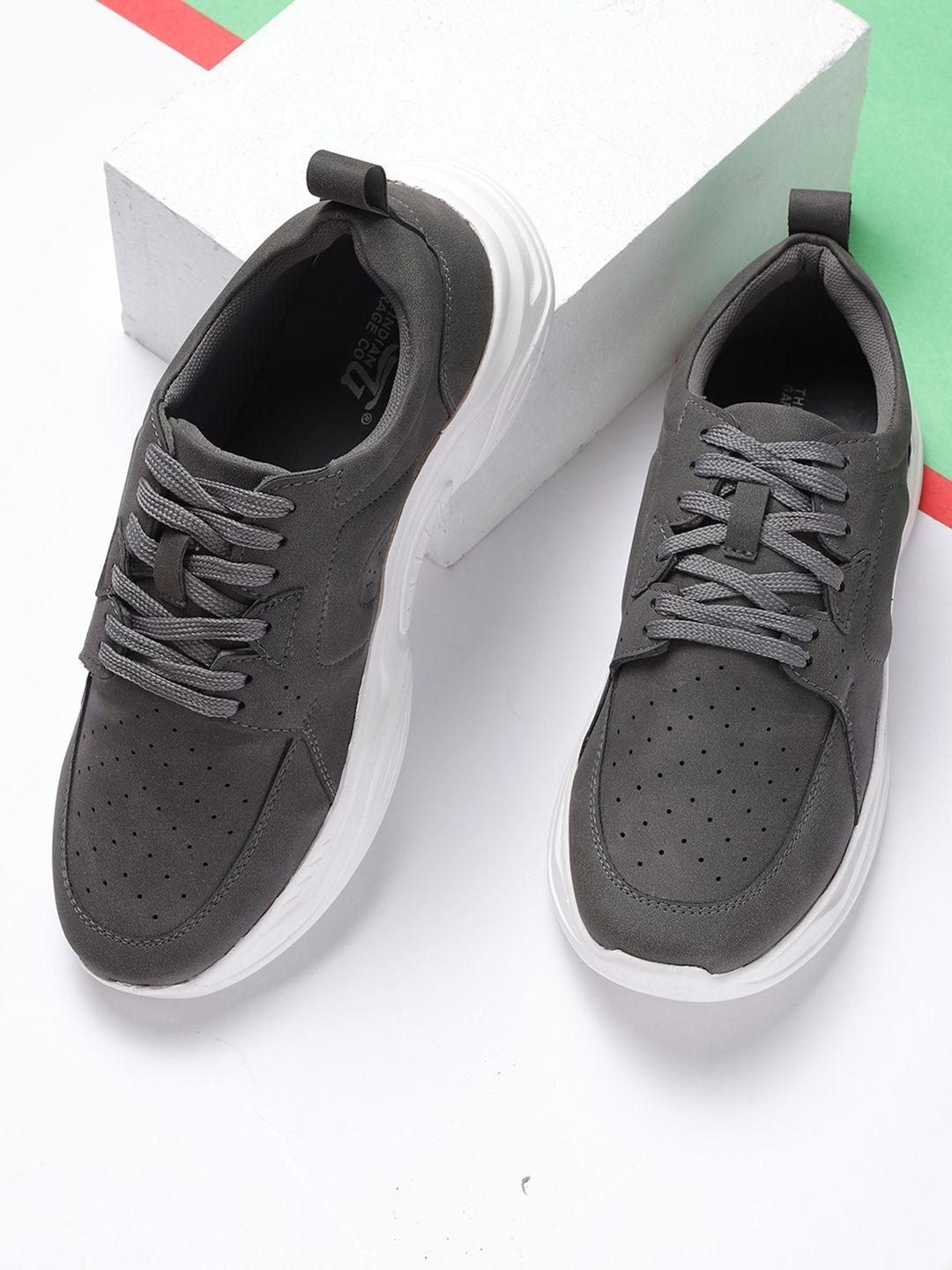 the indian garage co men perforated sneakers