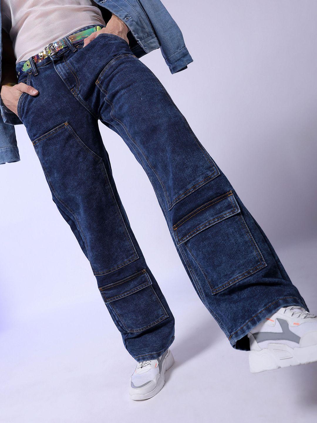 the indian garage co men relaxed fit light fade jeans