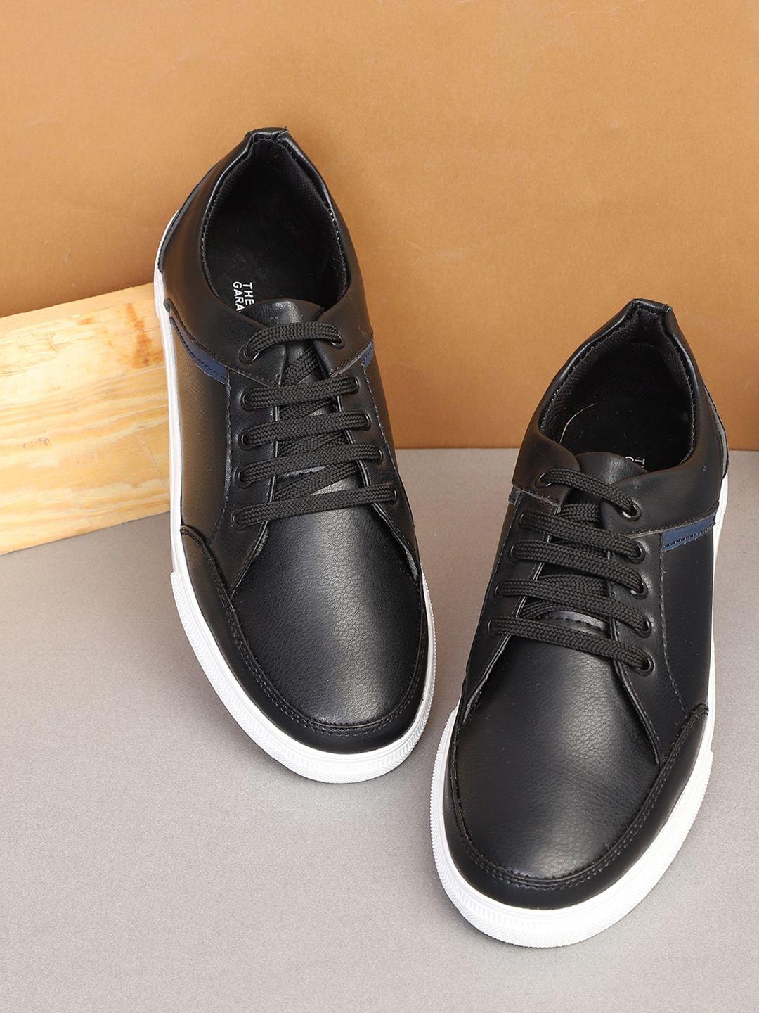 the indian garage co men round toe contrast sole sneakers