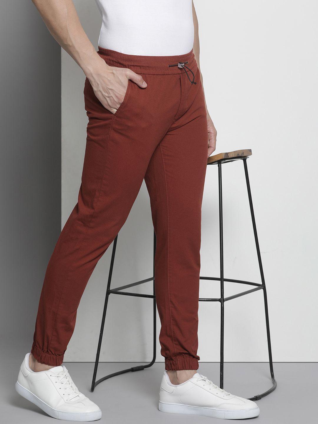 the indian garage co men slim fit joggers