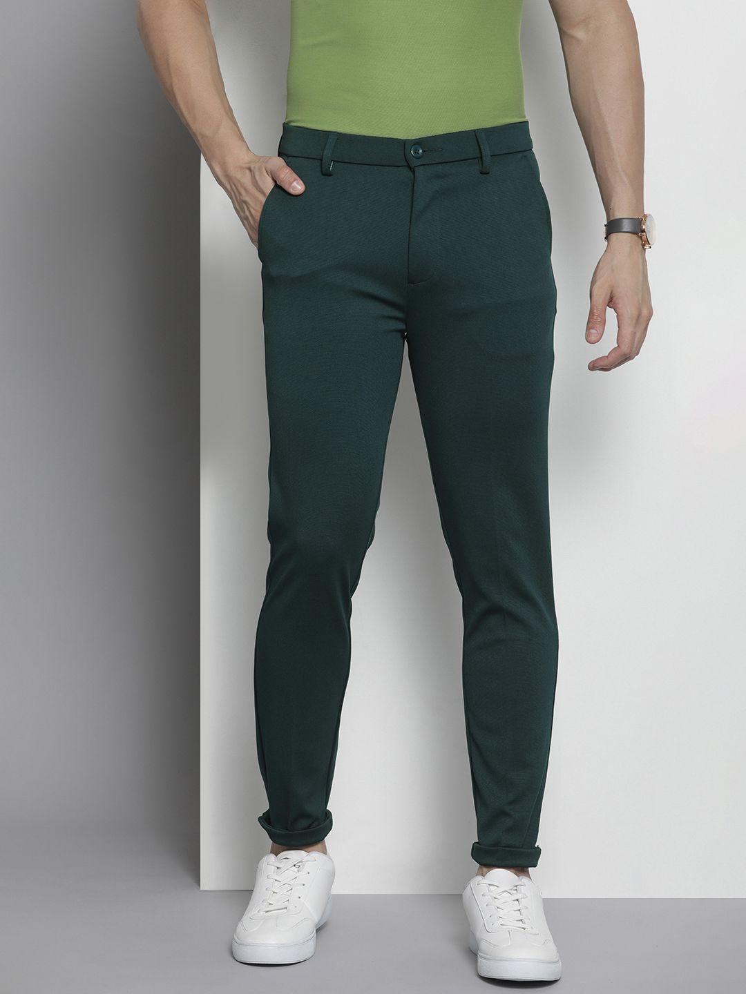 the indian garage co men slim fit trousers