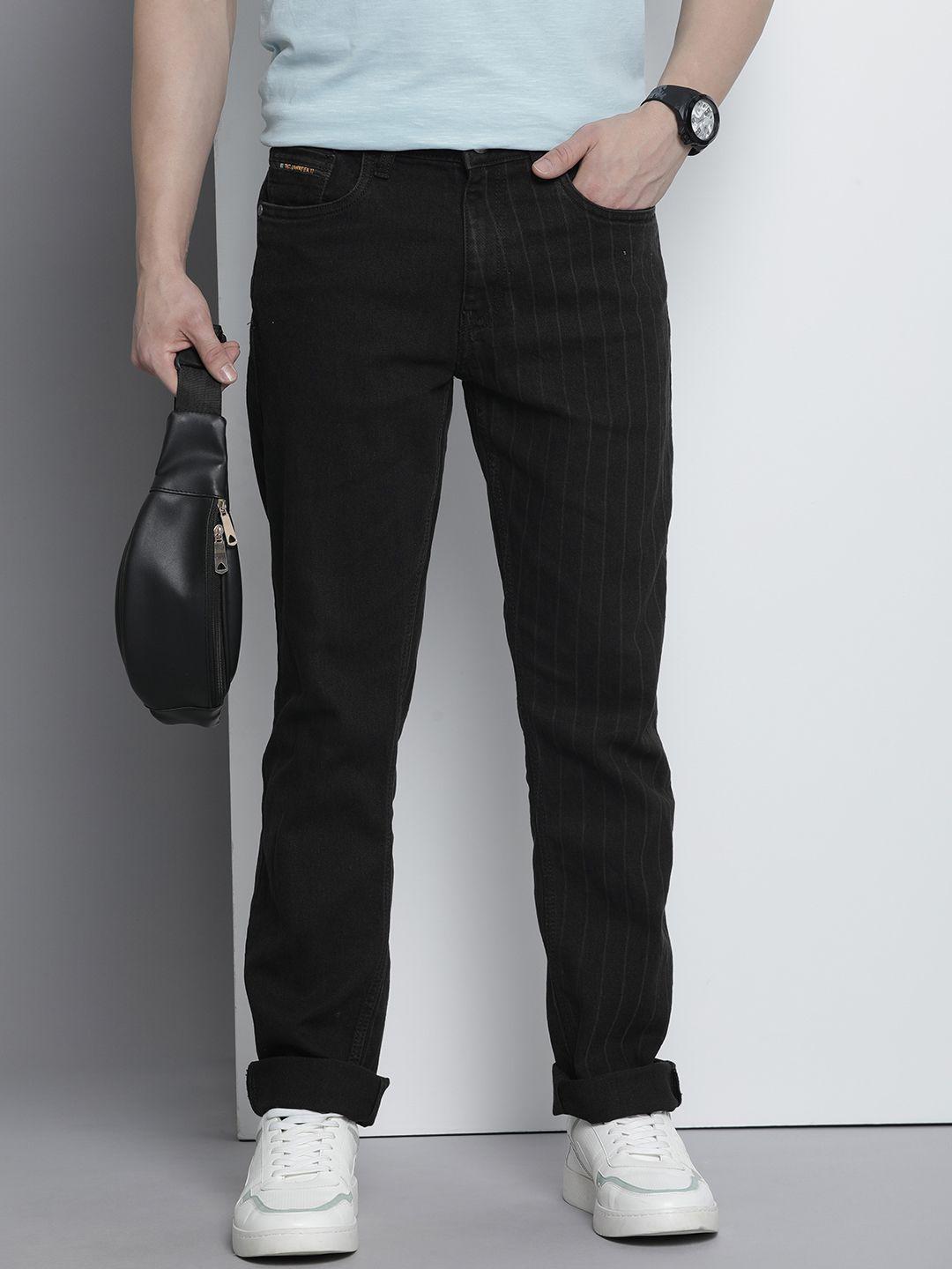 the indian garage co men straight fit stretchable jeans