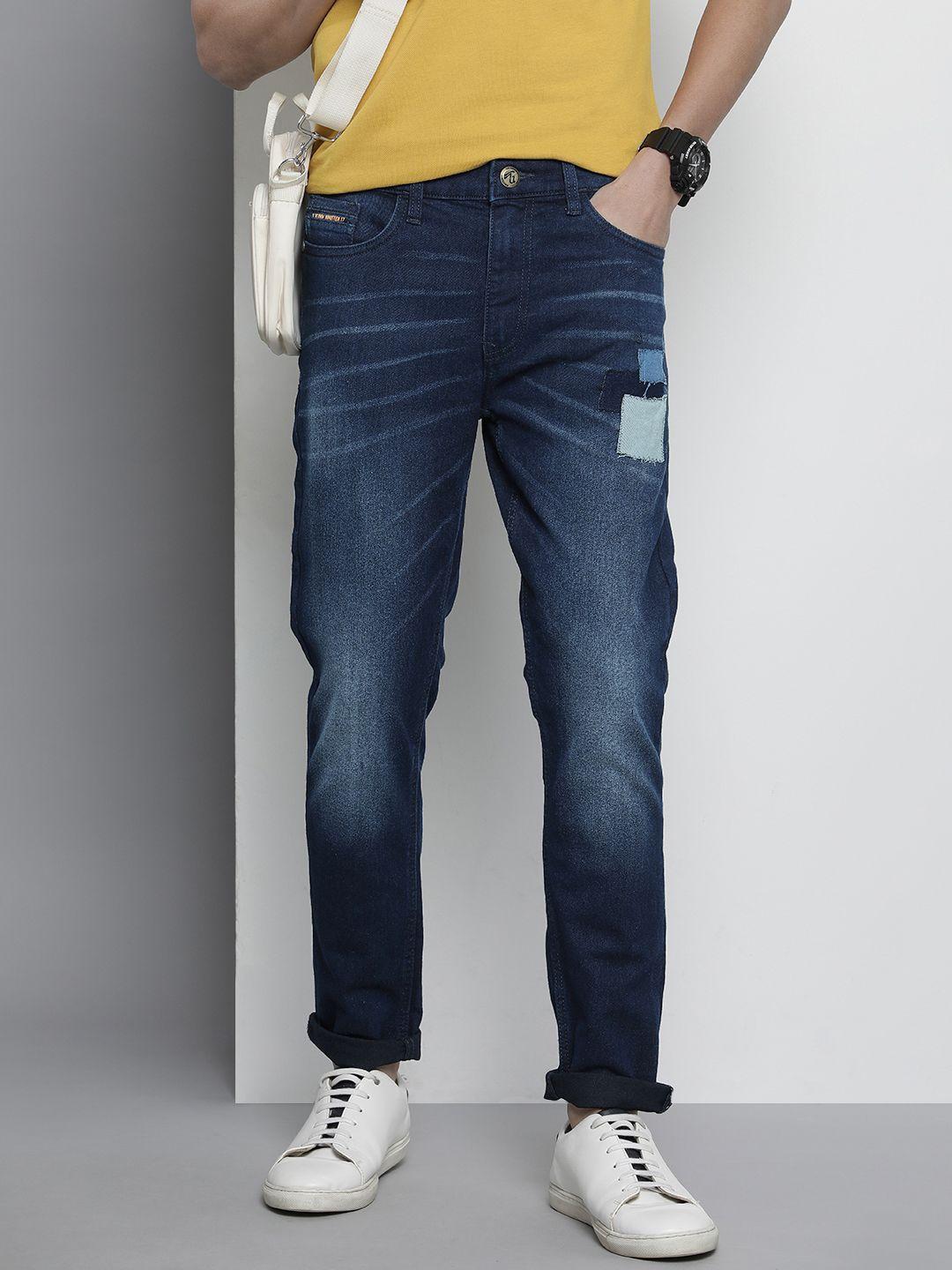 the indian garage co slim fit light fade coated jeans