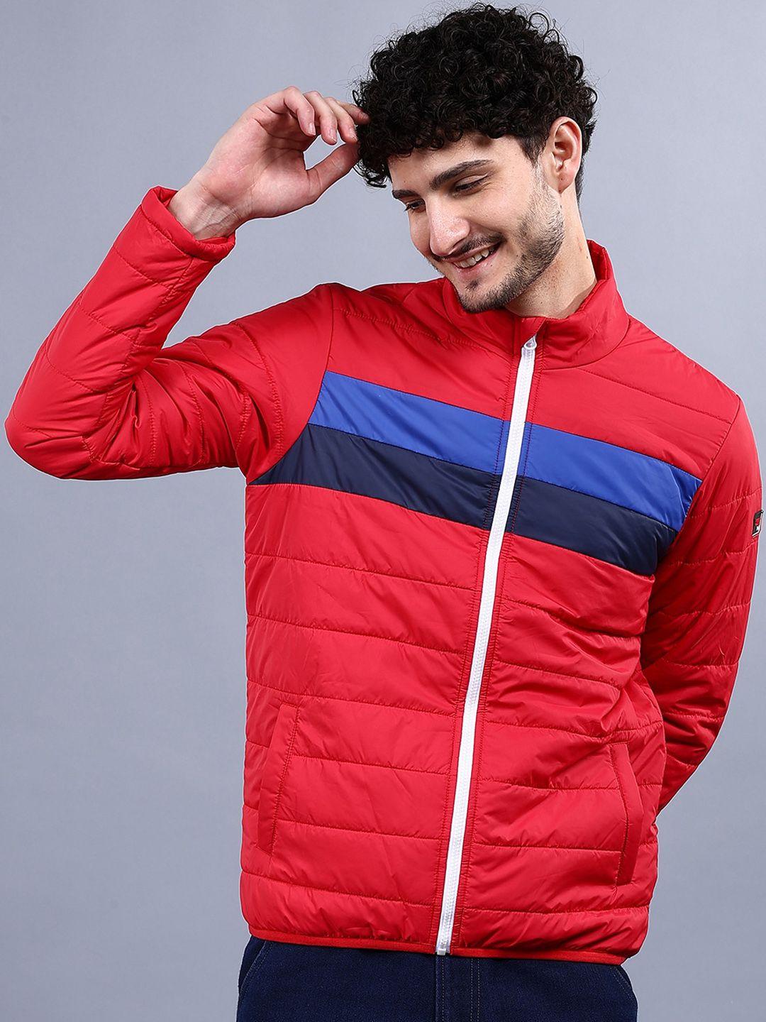 the indian garage co striped puffer jacket