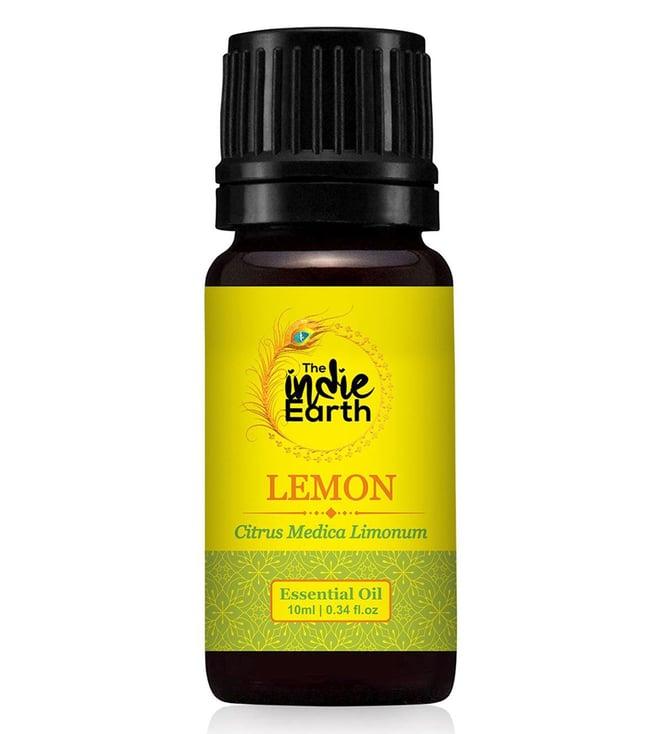 the indie earth lemon essential oil - 10 ml