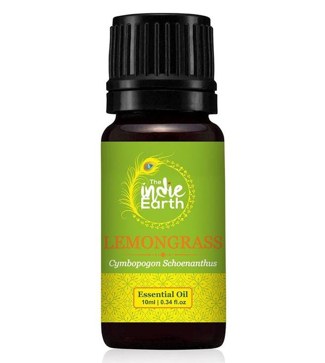 the indie earth lemongrass essential oil - 10 ml