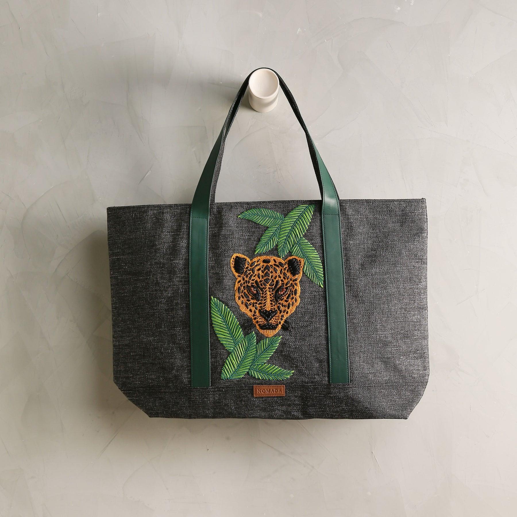 the jag embroidered tote
